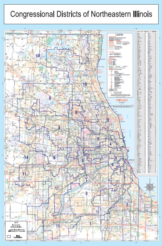 Congressional District Chicago Area Map